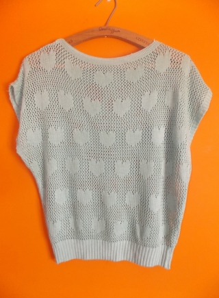 Sweater manga corta