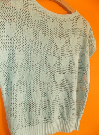 Sweater manga corta