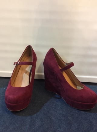 Zapato plataforma taco corrido