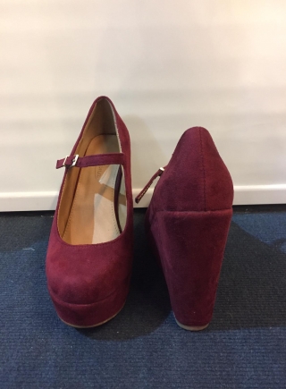 Zapato plataforma taco corrido